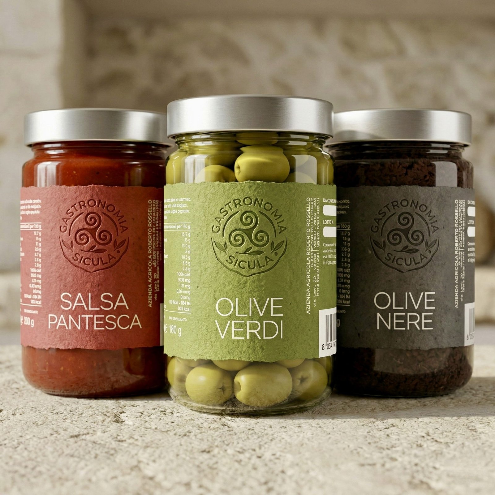 Etichette olive premium GrafiPrint